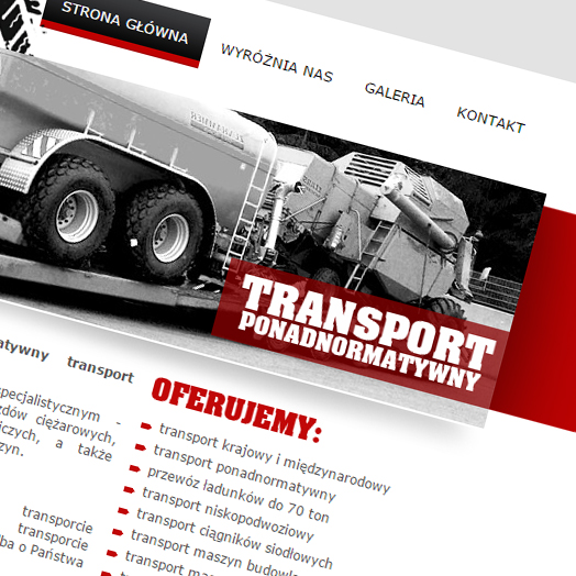 Protytan - Transport ponadnormatywny Protytan - Transport ponadnormatywny